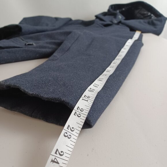 Calvin Klein Wool Blend Detachable Hood Coat - Picture 14 of 16